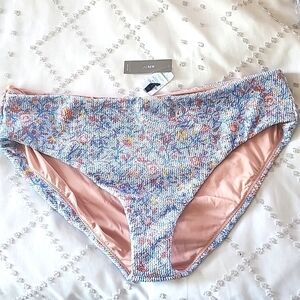 NWT J.Crew Scrunchie hipster floral Bikini bottoms size 3x